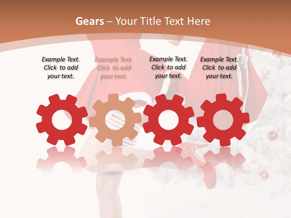 Cute Gloves Smile PowerPoint Template