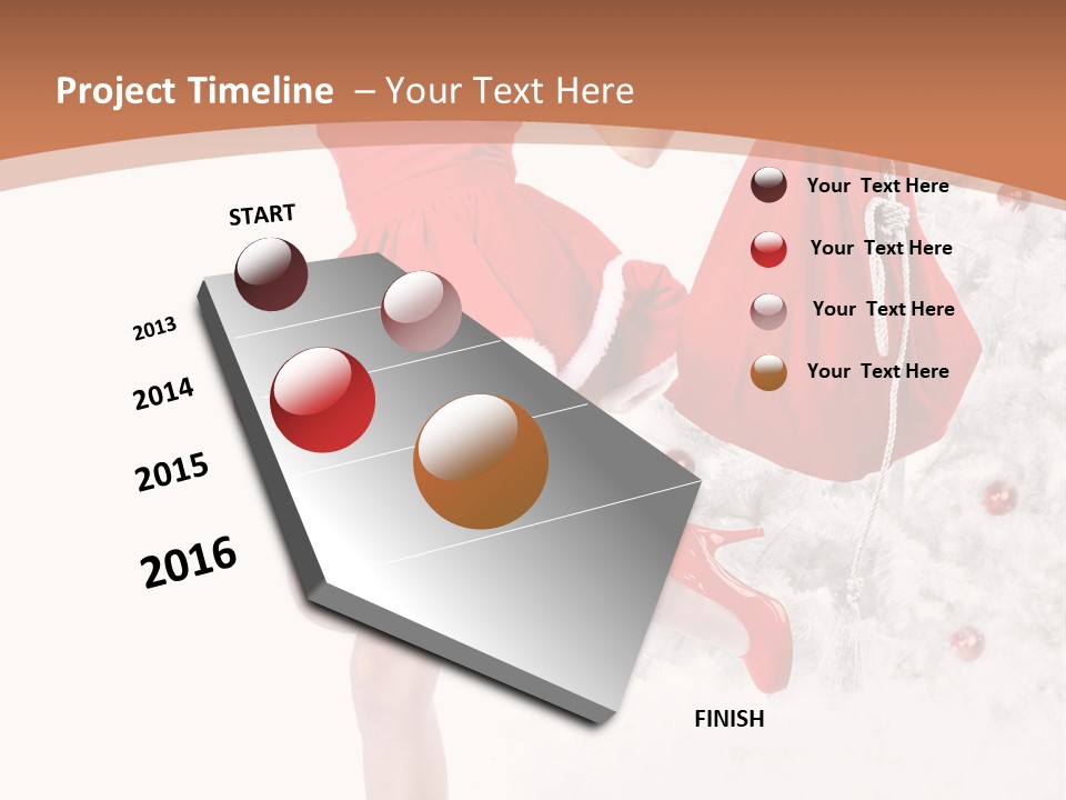 Cute Gloves Smile PowerPoint Template