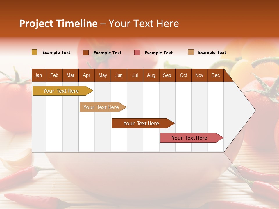 American Cuisine Meal Peppers PowerPoint Template