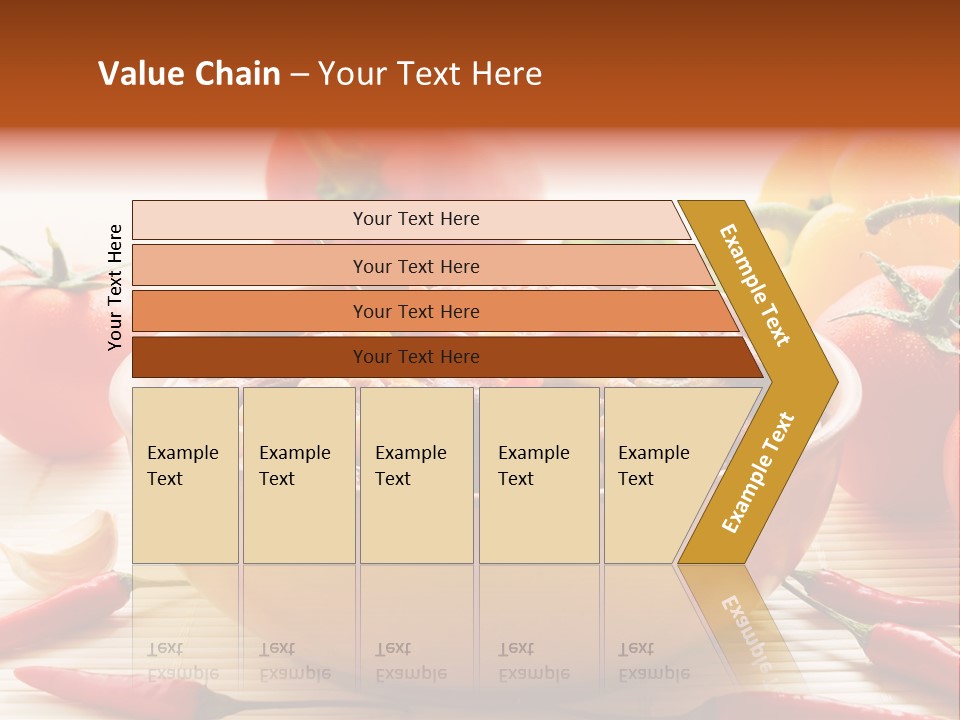 American Cuisine Meal Peppers PowerPoint Template