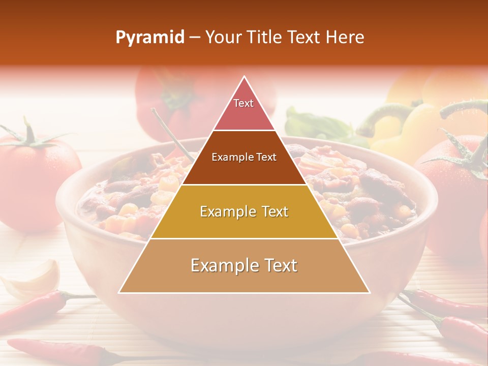 American Cuisine Meal Peppers PowerPoint Template