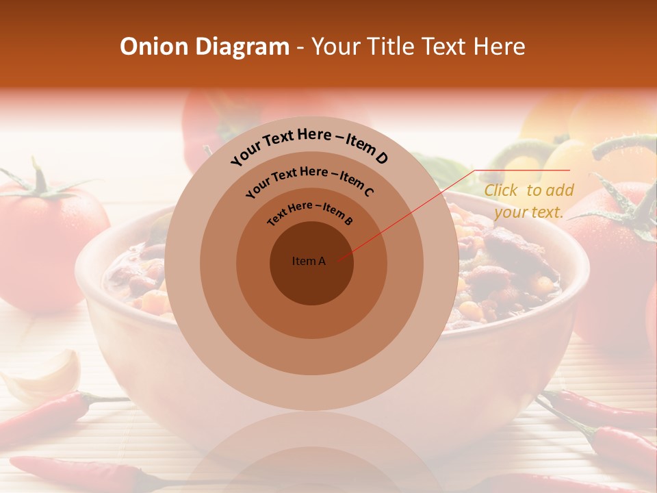 American Cuisine Meal Peppers PowerPoint Template