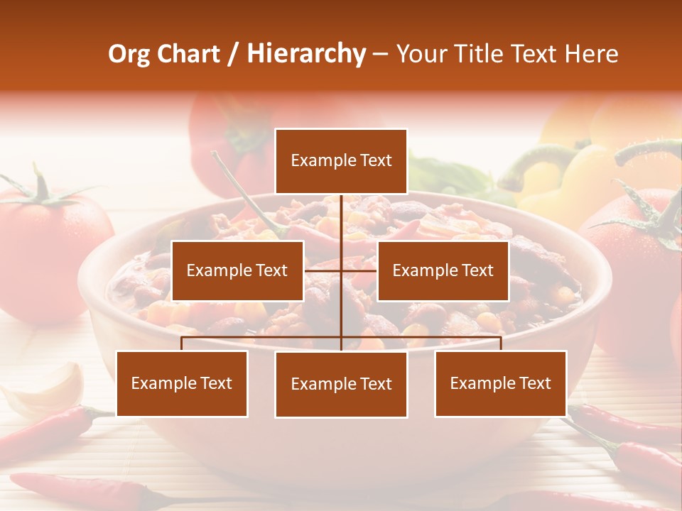American Cuisine Meal Peppers PowerPoint Template