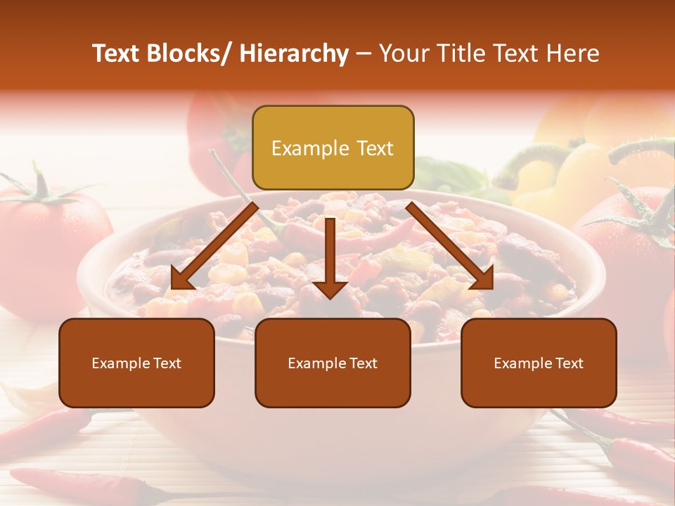 American Cuisine Meal Peppers PowerPoint Template