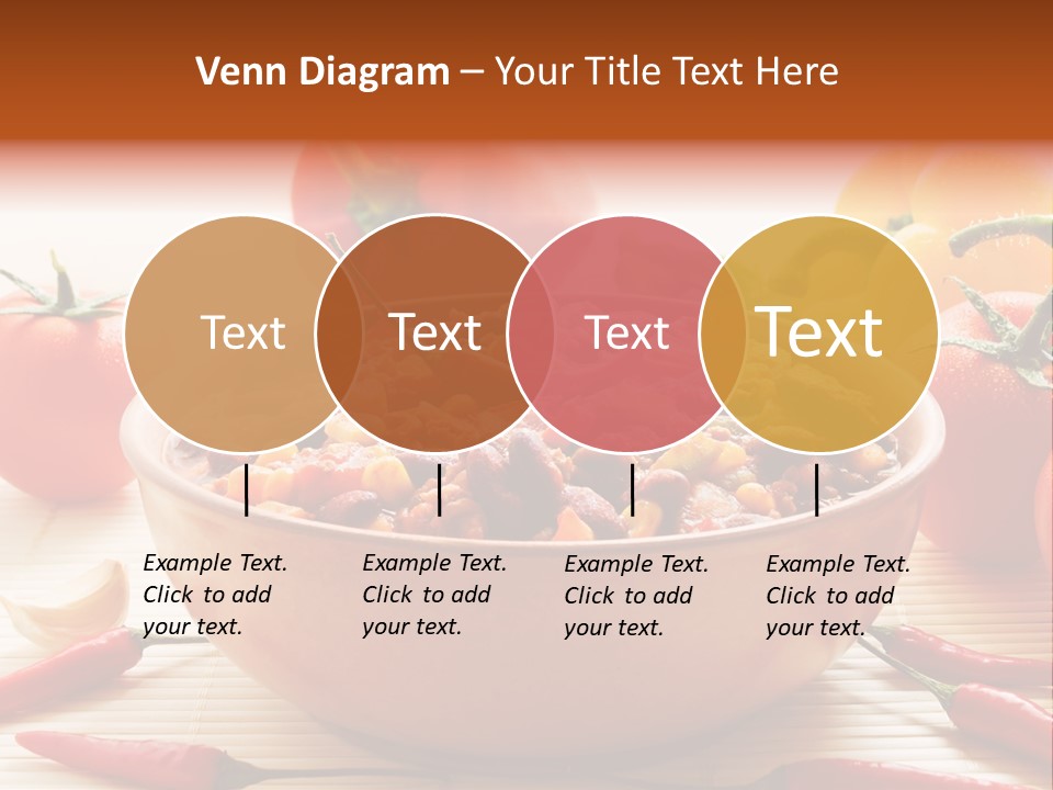 American Cuisine Meal Peppers PowerPoint Template