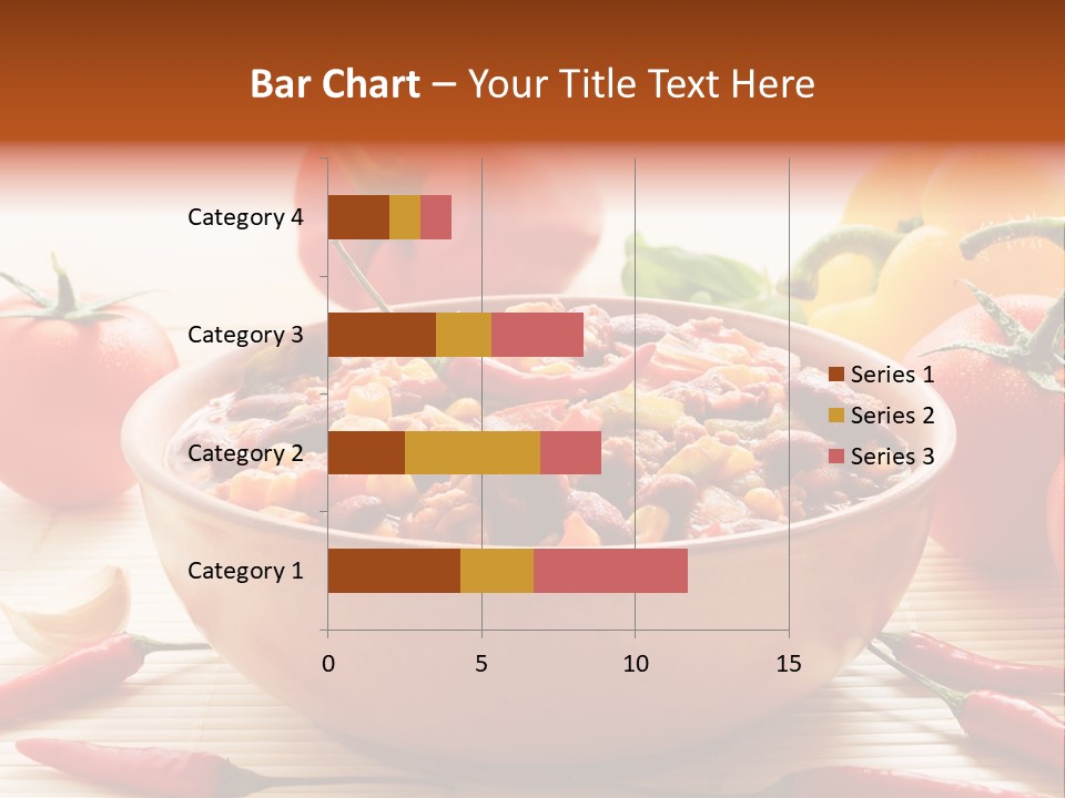 American Cuisine Meal Peppers PowerPoint Template