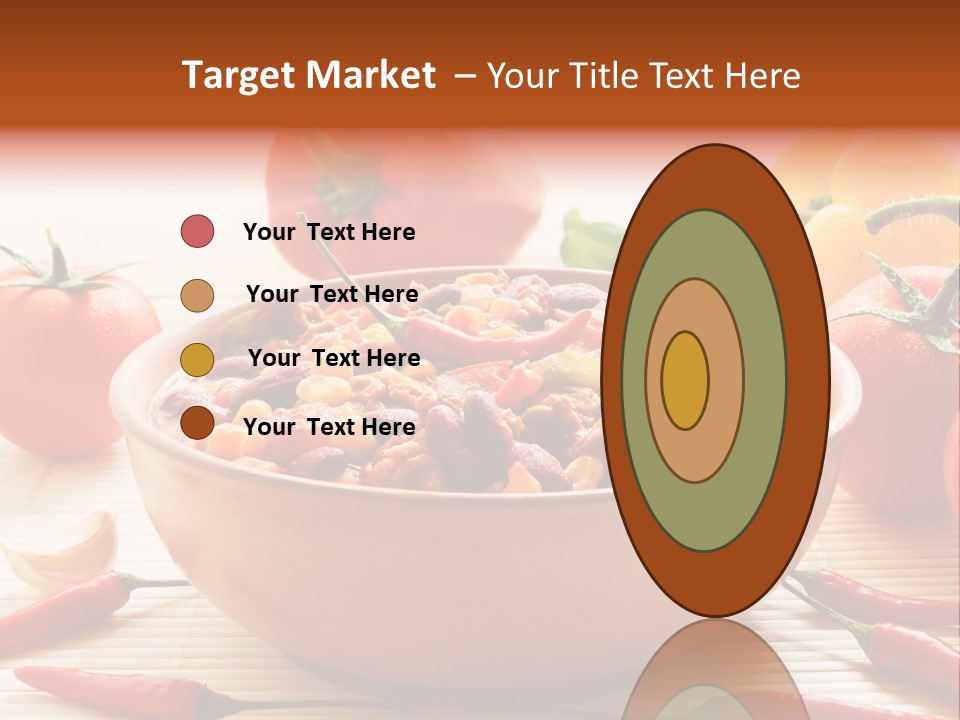 American Cuisine Meal Peppers PowerPoint Template