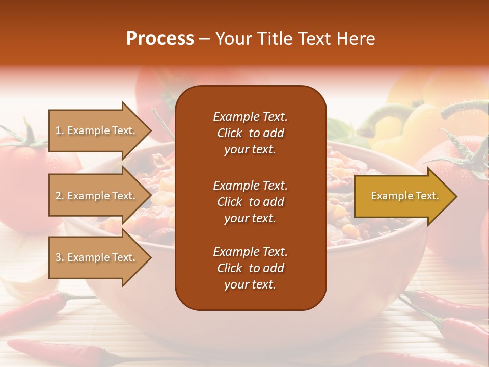 American Cuisine Meal Peppers PowerPoint Template