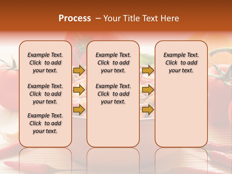 American Cuisine Meal Peppers PowerPoint Template