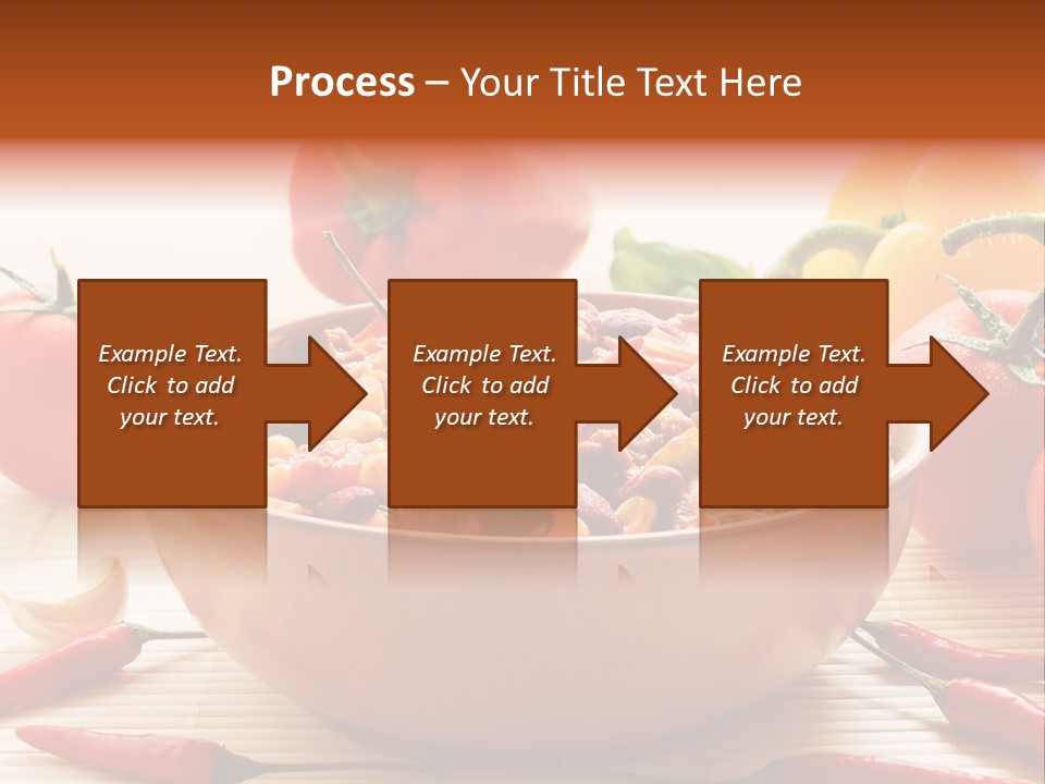 American Cuisine Meal Peppers PowerPoint Template
