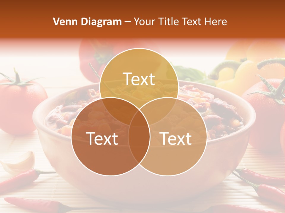 American Cuisine Meal Peppers PowerPoint Template