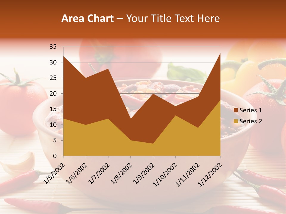 American Cuisine Meal Peppers PowerPoint Template
