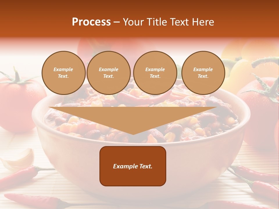 American Cuisine Meal Peppers PowerPoint Template