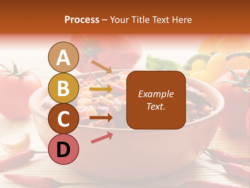 American Cuisine Meal Peppers PowerPoint Template