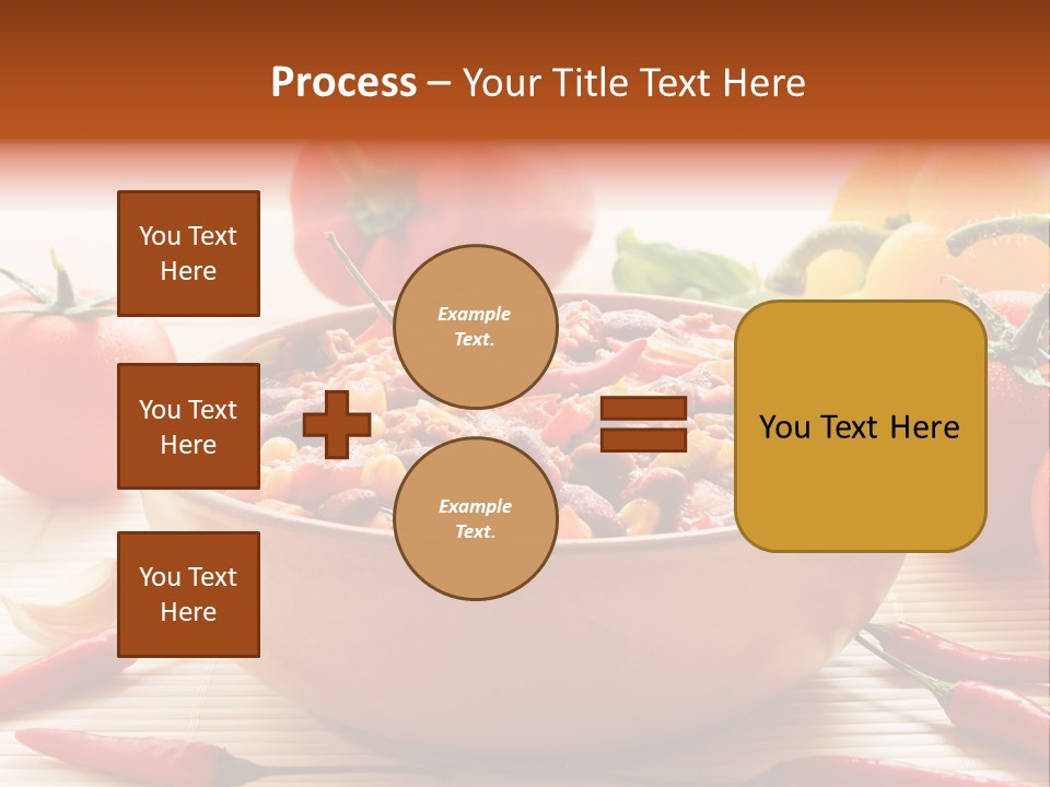 American Cuisine Meal Peppers PowerPoint Template