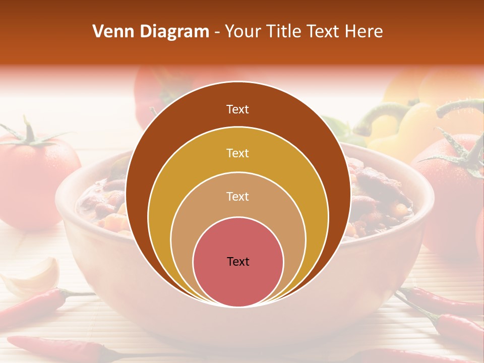 American Cuisine Meal Peppers PowerPoint Template