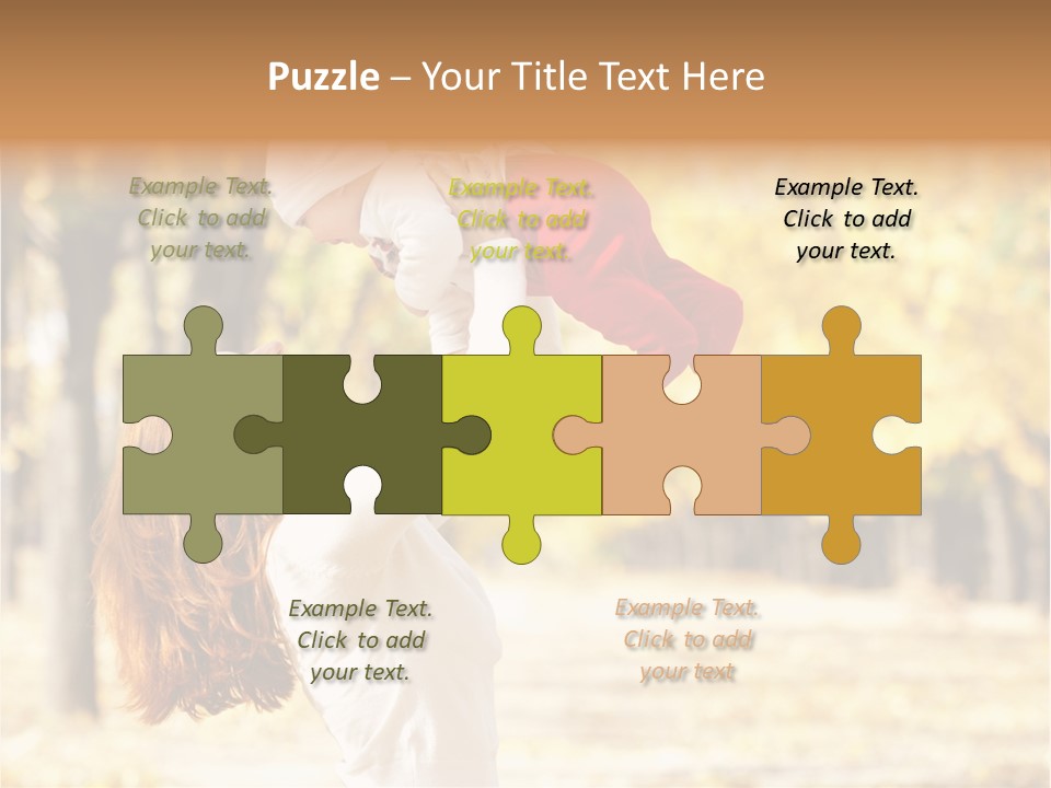 Outdoors Lifestyle Holding PowerPoint Template