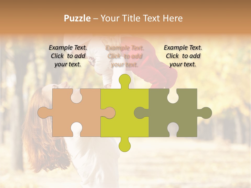 Outdoors Lifestyle Holding PowerPoint Template