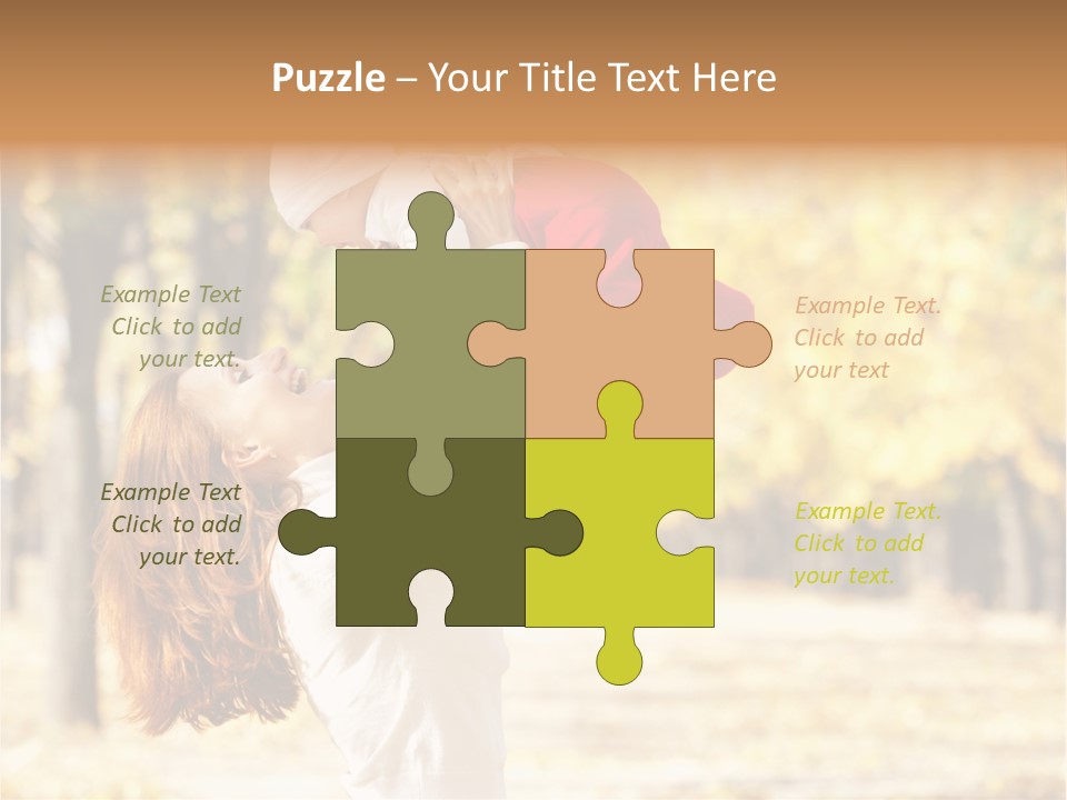 Outdoors Lifestyle Holding PowerPoint Template