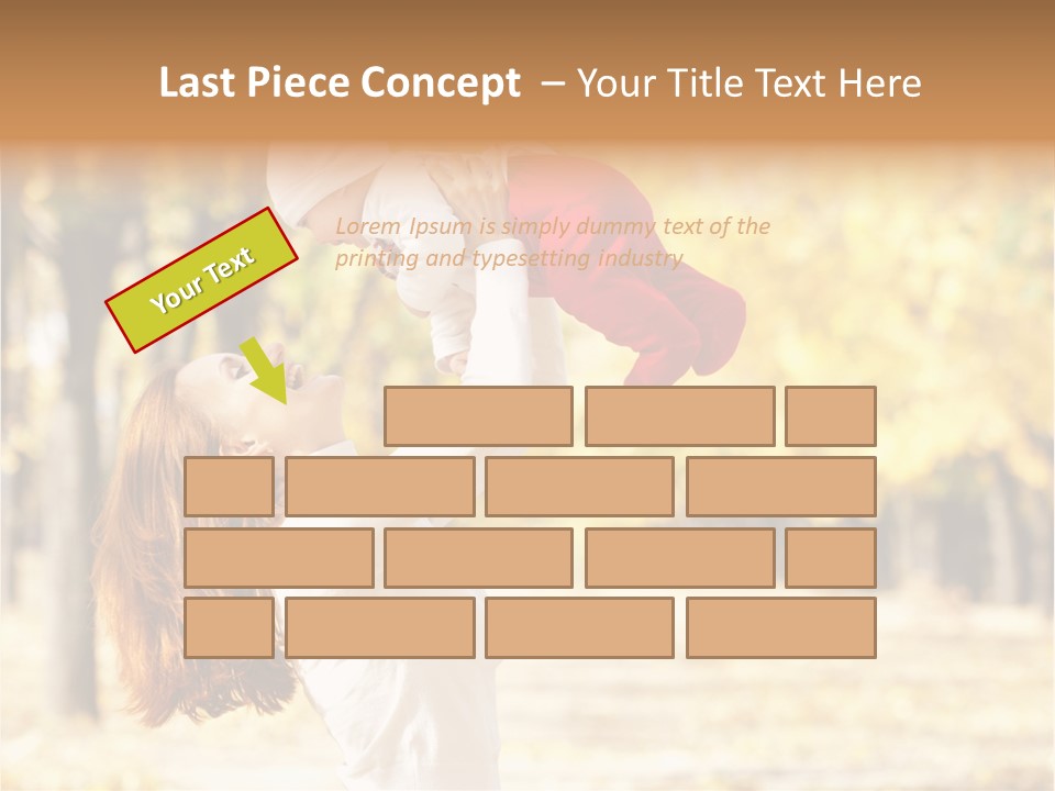 Outdoors Lifestyle Holding PowerPoint Template