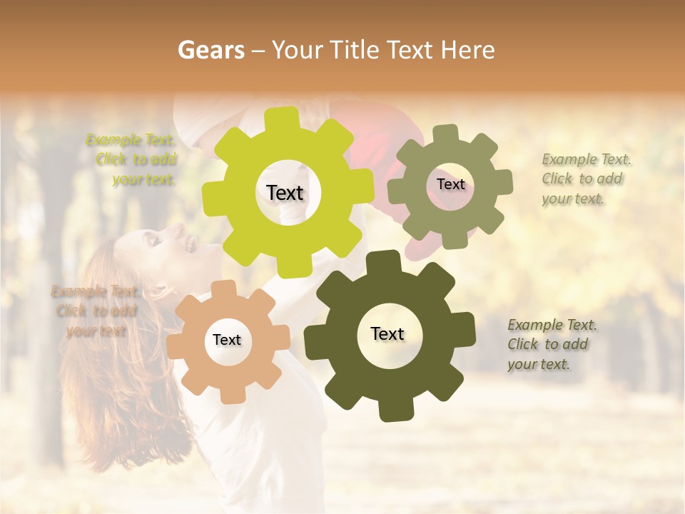 Outdoors Lifestyle Holding PowerPoint Template