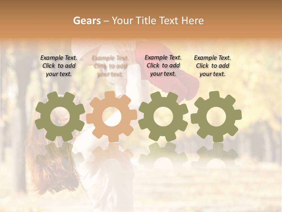 Outdoors Lifestyle Holding PowerPoint Template