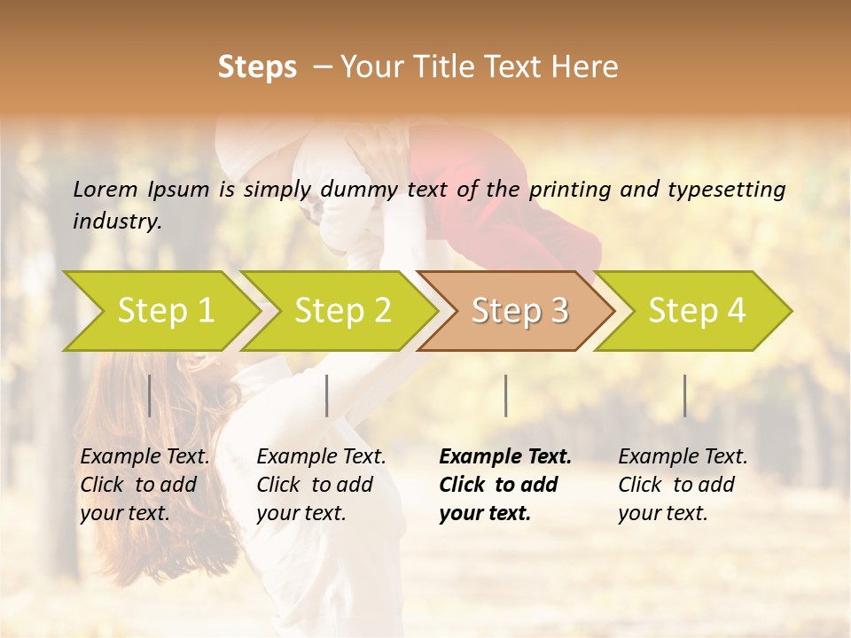 Outdoors Lifestyle Holding PowerPoint Template