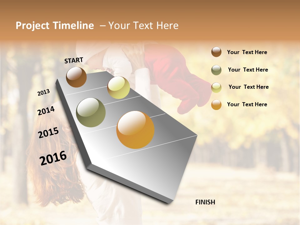 Outdoors Lifestyle Holding PowerPoint Template