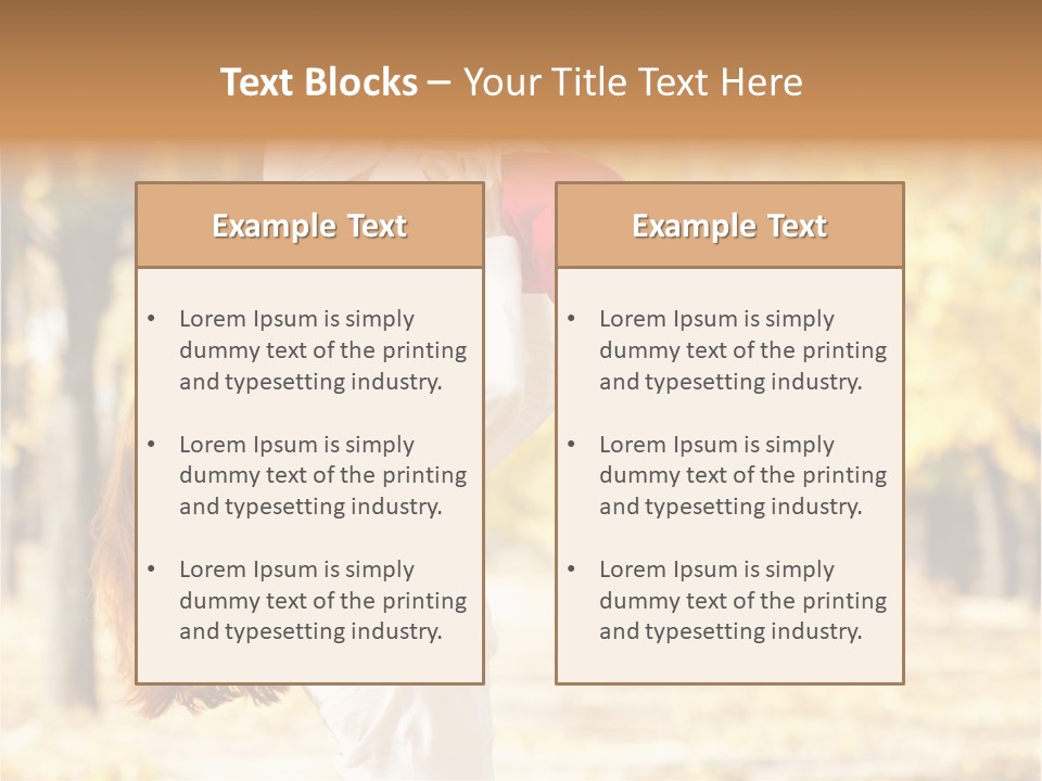 Outdoors Lifestyle Holding PowerPoint Template