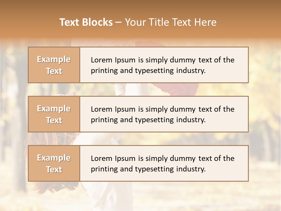 Outdoors Lifestyle Holding PowerPoint Template