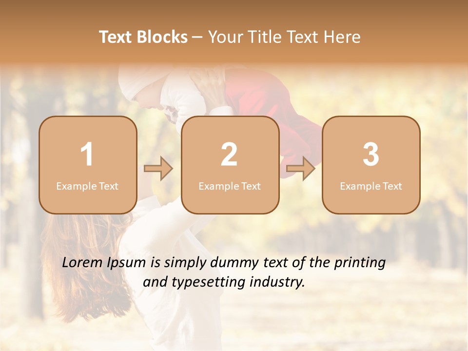 Outdoors Lifestyle Holding PowerPoint Template