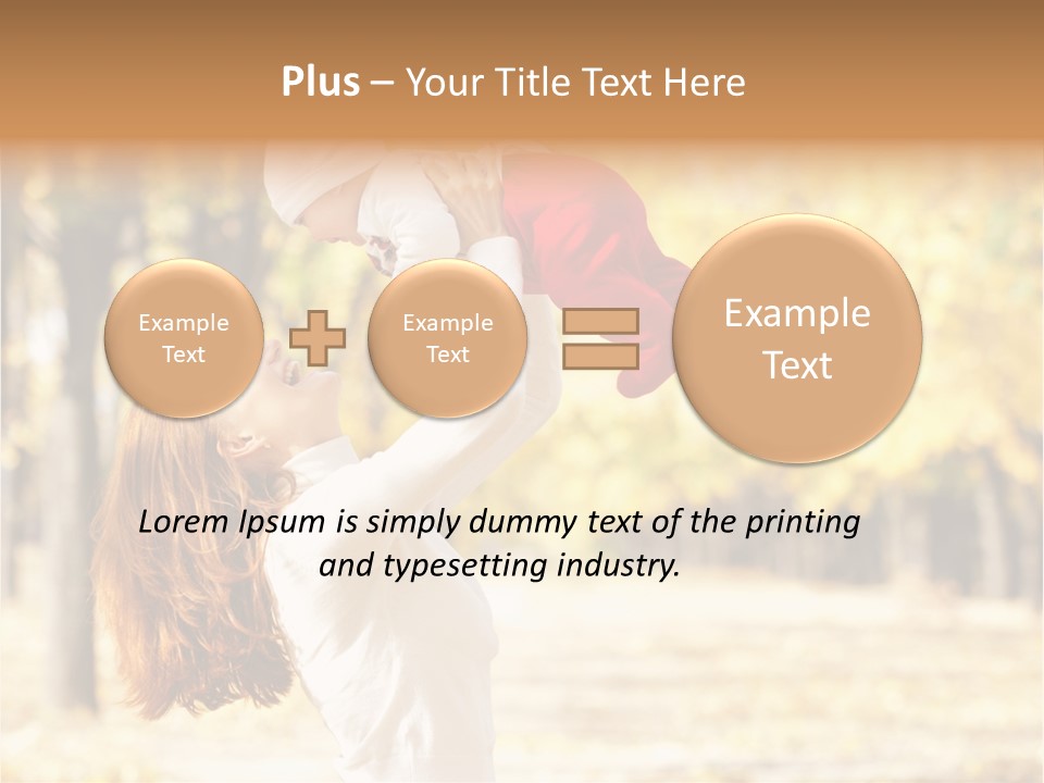 Outdoors Lifestyle Holding PowerPoint Template