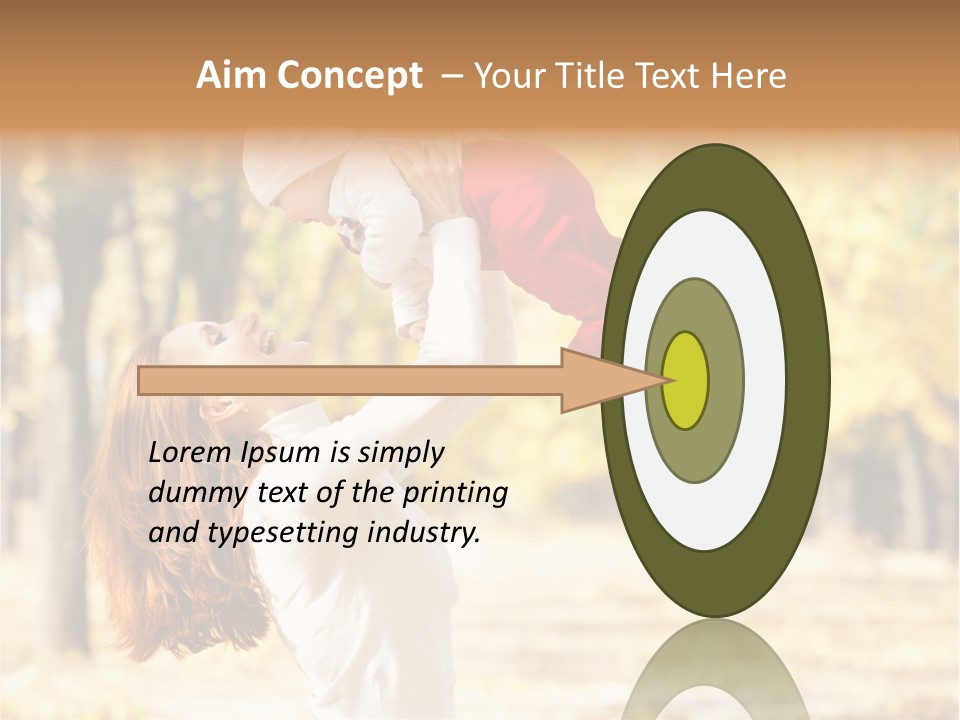 Outdoors Lifestyle Holding PowerPoint Template