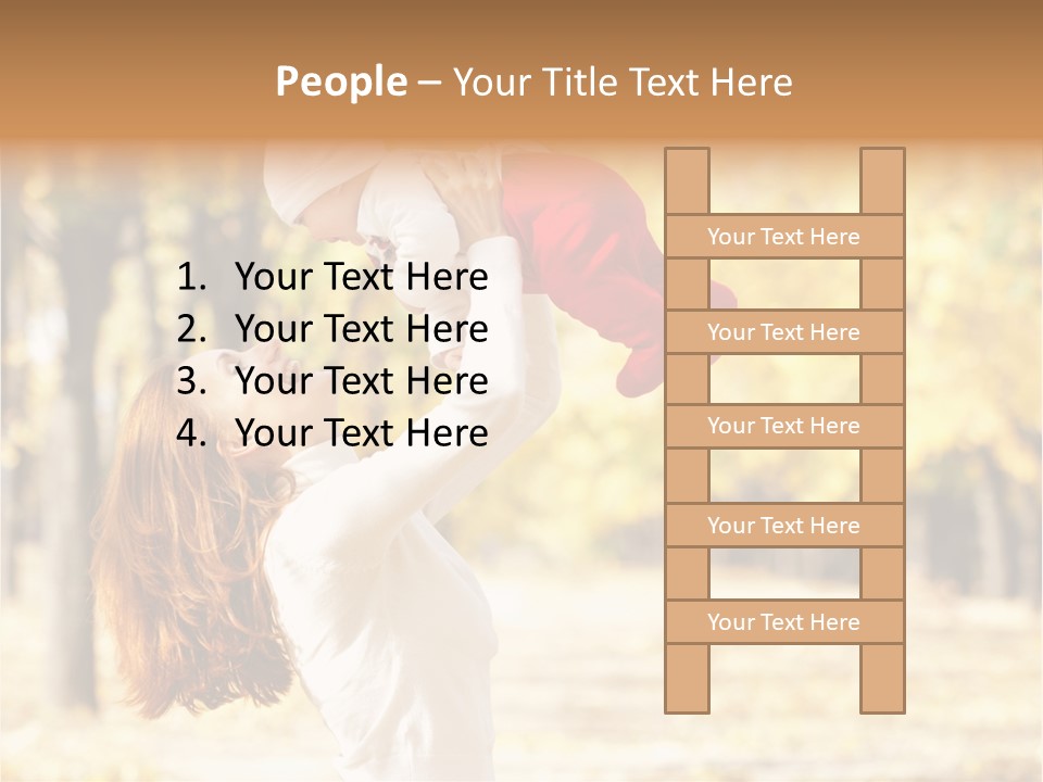 Outdoors Lifestyle Holding PowerPoint Template
