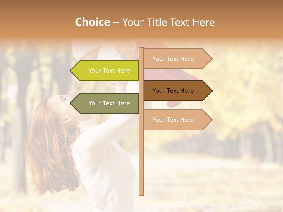 Outdoors Lifestyle Holding PowerPoint Template