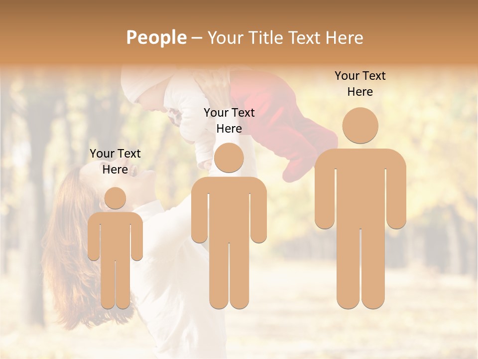 Outdoors Lifestyle Holding PowerPoint Template