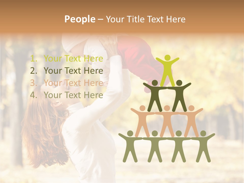 Outdoors Lifestyle Holding PowerPoint Template