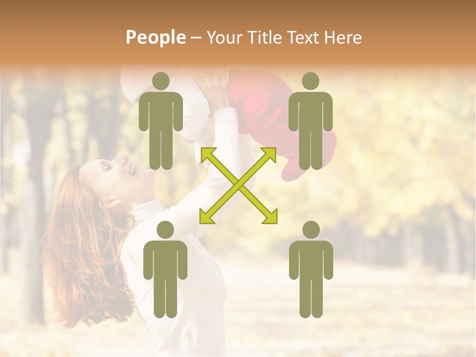 Outdoors Lifestyle Holding PowerPoint Template