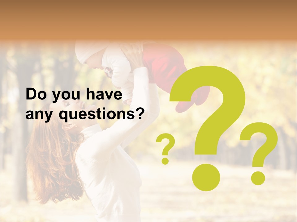 Outdoors Lifestyle Holding PowerPoint Template