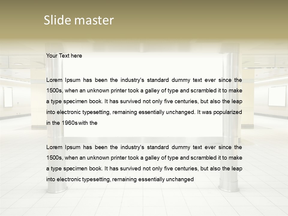 Architecture Inside Clean PowerPoint Template