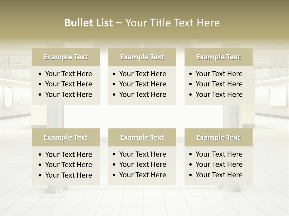 Architecture Inside Clean PowerPoint Template