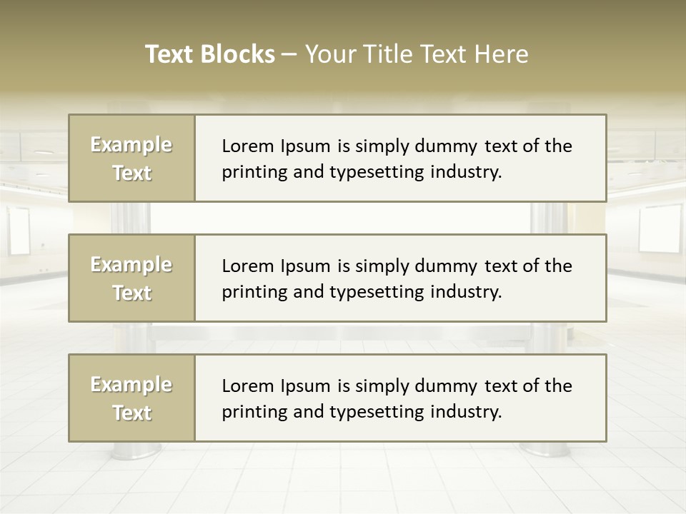 Architecture Inside Clean PowerPoint Template