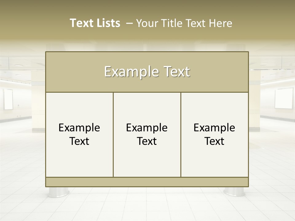 Architecture Inside Clean PowerPoint Template