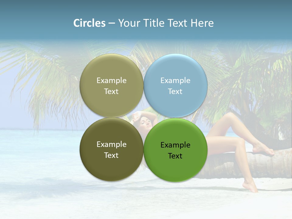 Nature Blue Coast PowerPoint Template