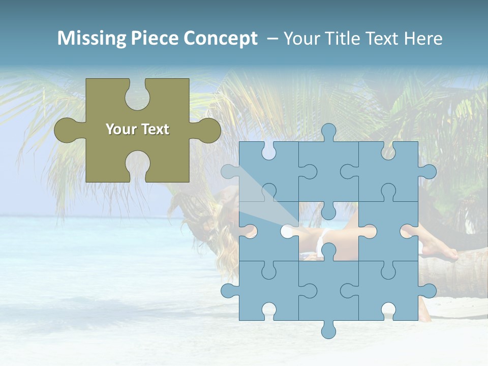 Nature Blue Coast PowerPoint Template