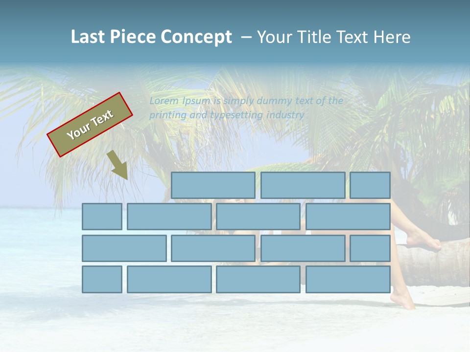 Nature Blue Coast PowerPoint Template