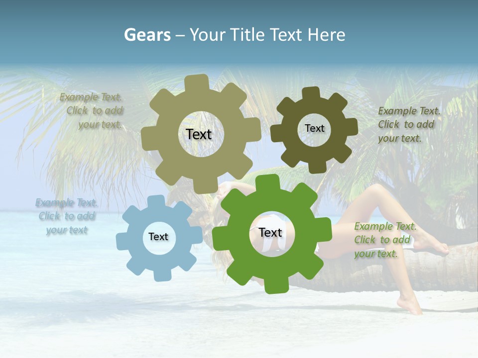 Nature Blue Coast PowerPoint Template