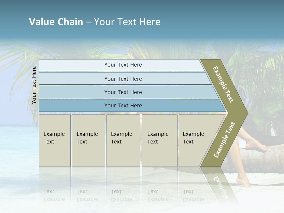 Nature Blue Coast PowerPoint Template