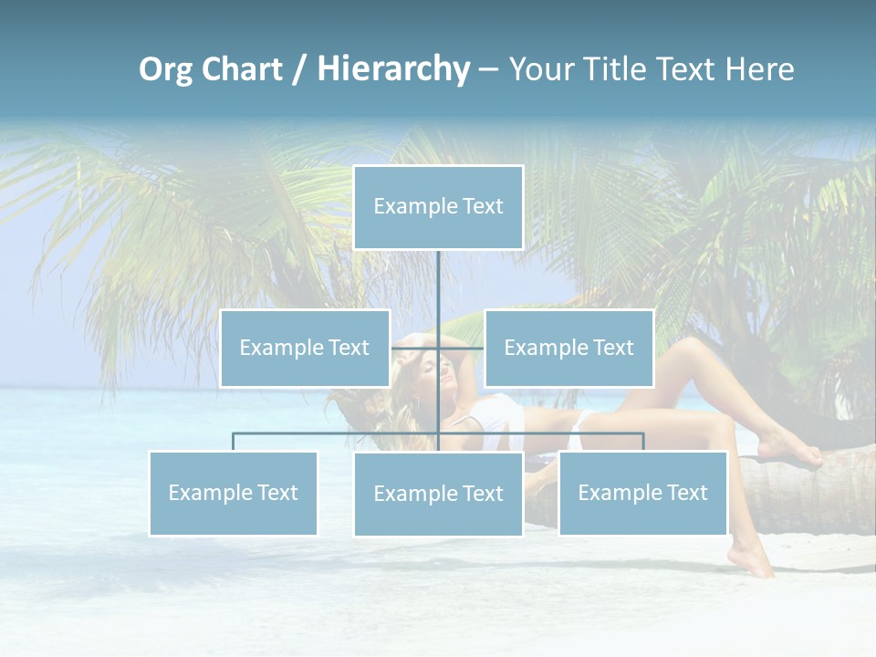 Nature Blue Coast PowerPoint Template