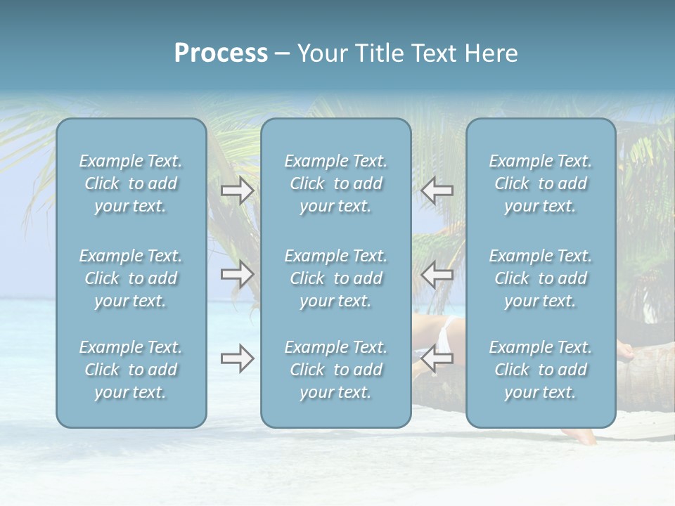 Nature Blue Coast PowerPoint Template